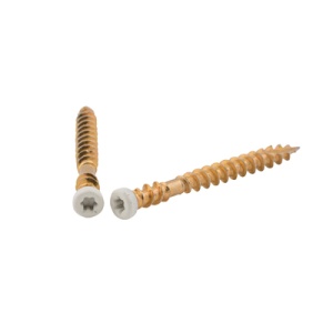 Listeskrue 3.9x41 250 stk hvitlakkert hode T10
