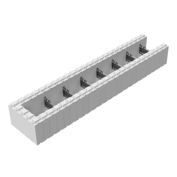 Thermomur 250x 25x15x120cm Halvblokk tett Jackon / BEWI