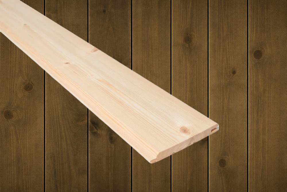 14x120 Faspanel beiset RØFF Skog furu