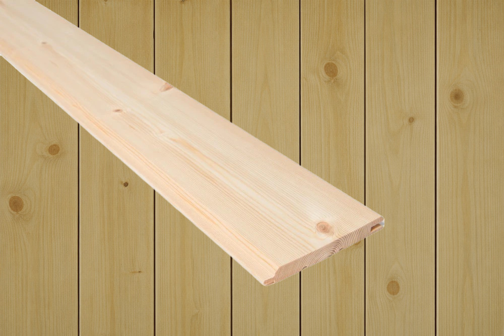 14x120 Faspanel beiset RØFF Vidde furu