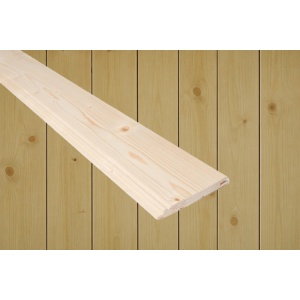 14x120 Perlestaff beiset RØFF Vidde furu