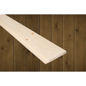 14x120 Skygge Rett beiset RØFF Skog furu