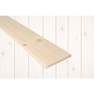 14x145 Glattpanel Woodwash White furu