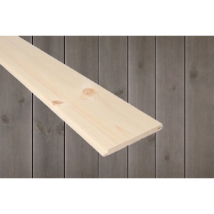 14x145 Glattpanel beiset RØFF Sjøbris furu