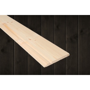 14x145 Krokskog beiset RØFF Brent furu