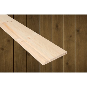 14x145 Krokskog beiset RØFF Skog furu