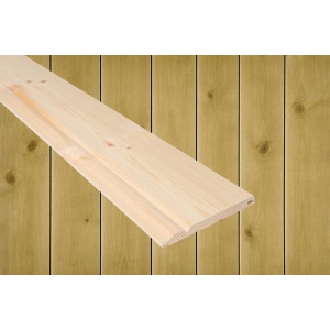 14x145 Krokskog beiset RØFF Sjøsand furu