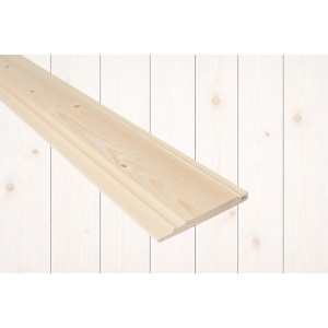 14x145 Møllerstue Woodwash White furu