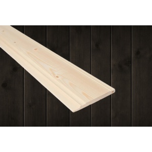 14x145 Møllerstue beiset RØFF Brent furu