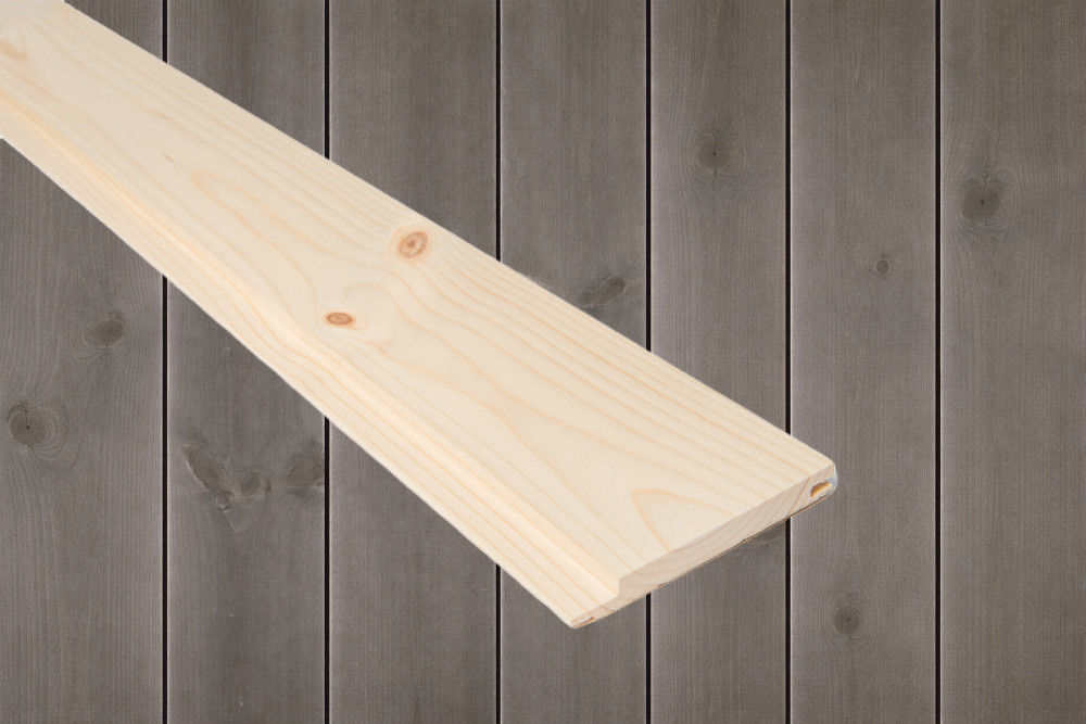 14x145 Skygge Rett beiset RØFF Sjøbris furu