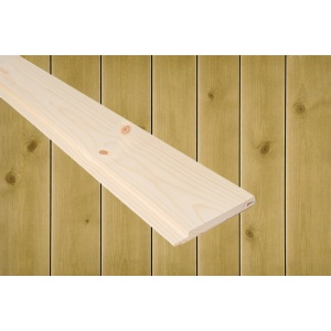 14x145 Skygge Rett beiset RØFF Sjøsand furu