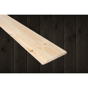 14x145 Skygge Skrå beiset RØFF Brent furu