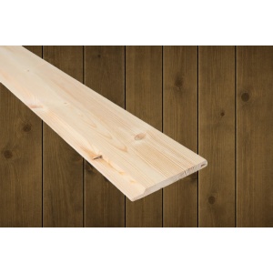 14x145 Skygge Skrå beiset RØFF Skog furu