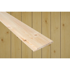 14x145 Skygge Skrå beiset RØFF Vidde furu