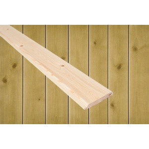 14x95 Faspanel beiset RØFF Sjøsand gran