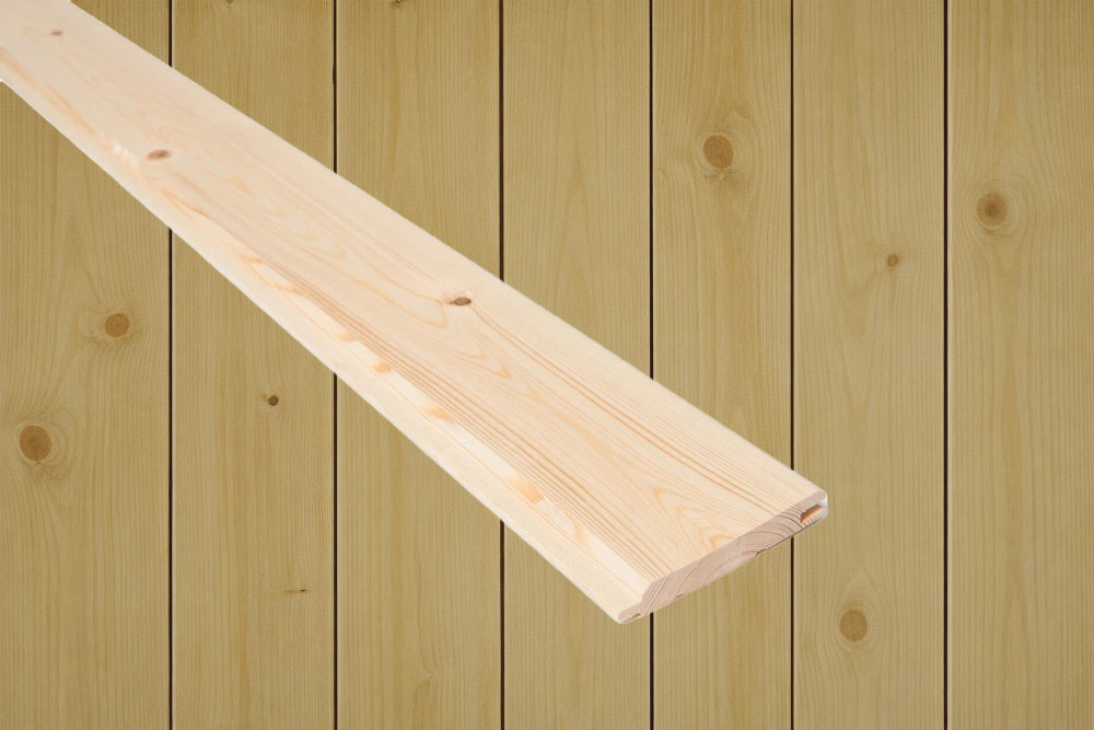 14x95 Faspanel beiset RØFF Vidde mix gran