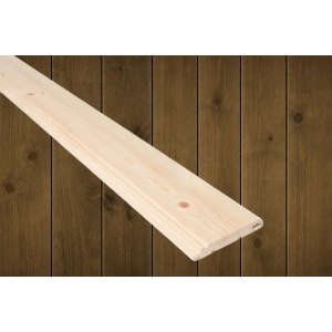 14x95 Perlestaff beiset RØFF Skog furu