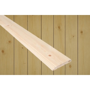 14x95 Perlestaff beiset RØFF Vidde mix furu