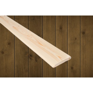 14x95 Sprekkpanel / Låvepanel beiset RØFF Skog furu