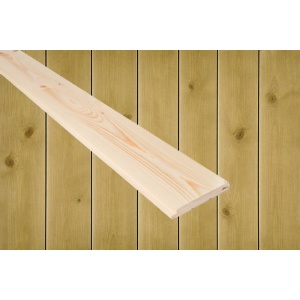 14x95 Sprekkpanel beiset RØFF Sjøsand furu