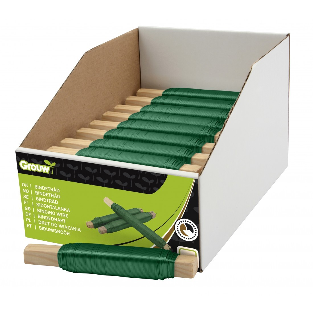 Oppbindingstråd grønn 40m