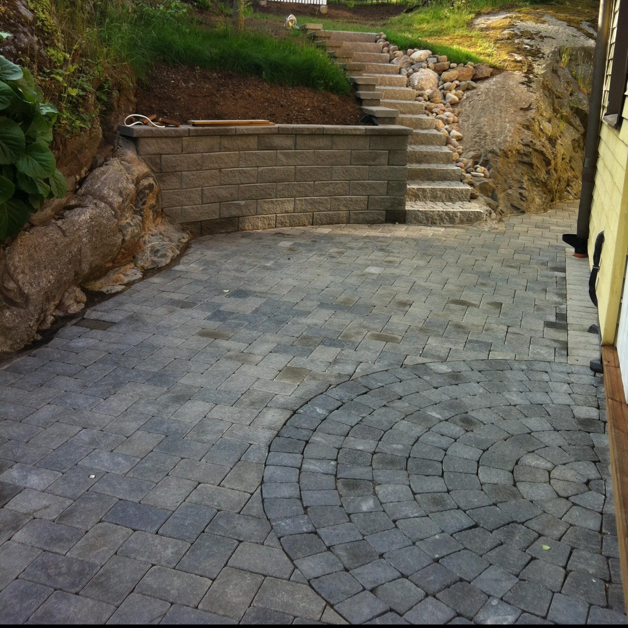 Sirkelstein Troja / Labyrint 14xs14x5.25x5cm liten