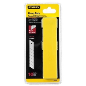 Blad 25mm for tapetkniv trimmeblader Stanley-kniv 10 stk