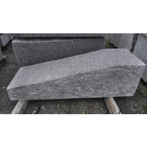 Blokk skre avslutning granitt 40x40x100cm støttemur