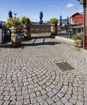 Brostein Portugal smågatestein 10x10cm granitt