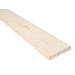 19x123 Rektangulær kledning gran 2. sort