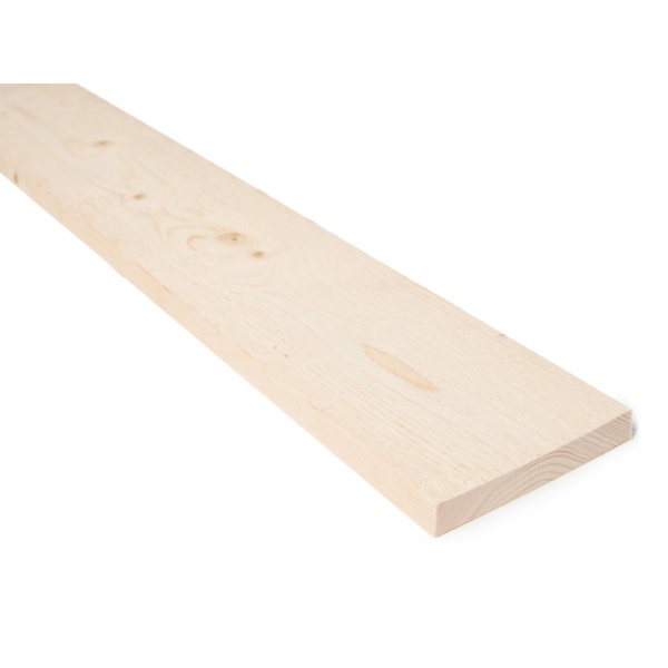19x123 Rektangulær kledning gran 2. sort