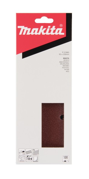 Slipepapir K100 10-pack 93x230 plansliper