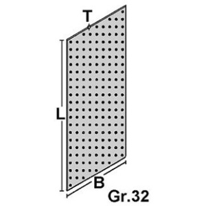 Hullplate 120x300x2mm