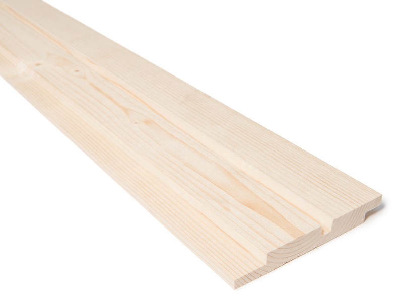 19x148 Dobbelfals rett med spor