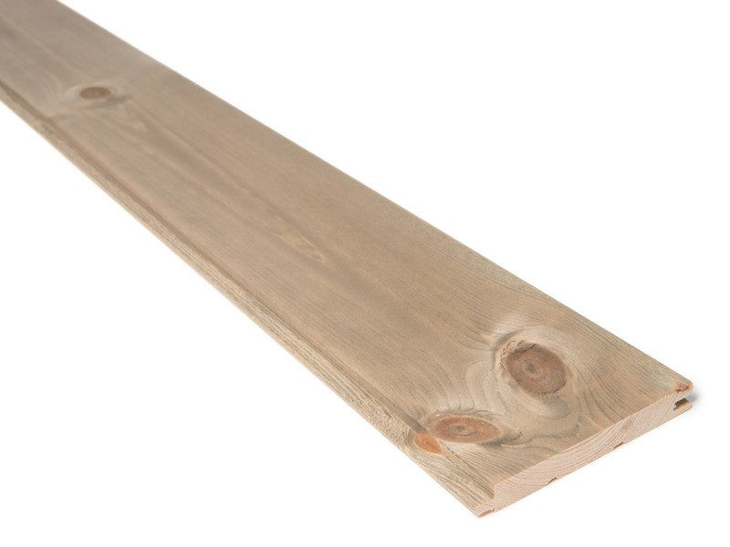 14x120 glattpanel beiset Drivved furu 2. sort