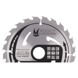 Sagblad HM 190x30mm 24T medium fine kutt Makita