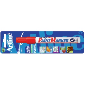 Tusj Paint Marker Artline 400XF Rød