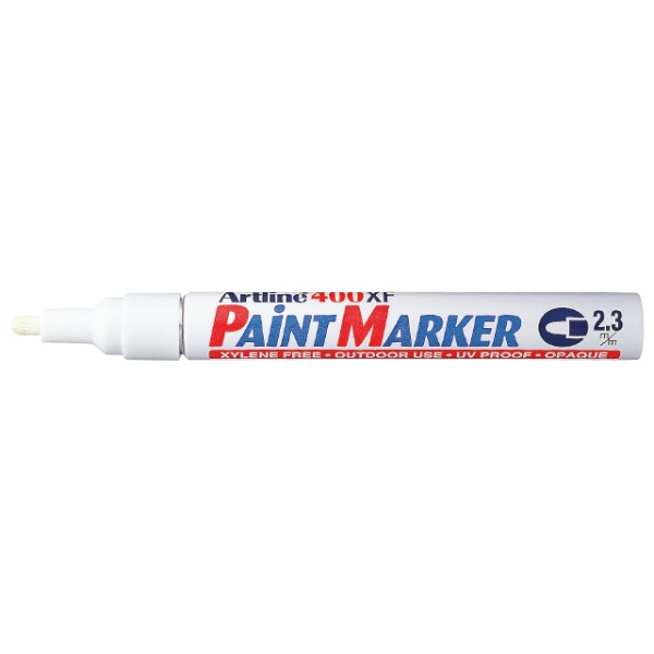 Tusj Paint Marker Artline 400XF Hvit