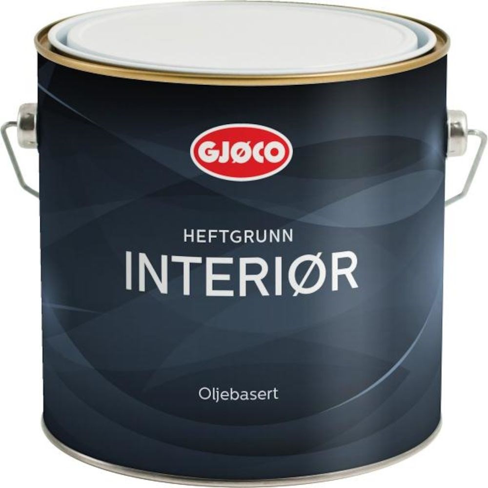 Heftgrunn Interiør olje Hvit 2.7L Gjøco