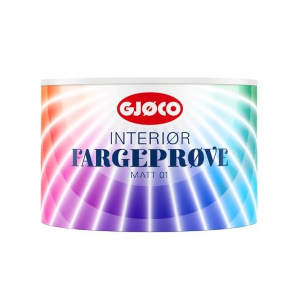 Fargeprøve Interiør 0.45L Gjøco