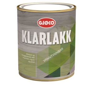 Klarlakk 15 vanntynnbar 0.75L Gjøco