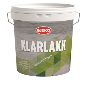 Klarlakk 15 vanntynnbar 3L Gjøco