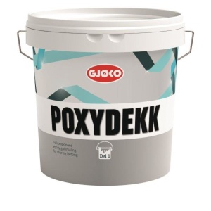 Poxydekk Epoxy gulvmaling Del 1 Base A 2.1L Gjøco