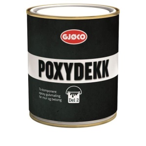 Poxydekk Epoxy gulvmaling Del 2 Herder 0.6L Gjøco