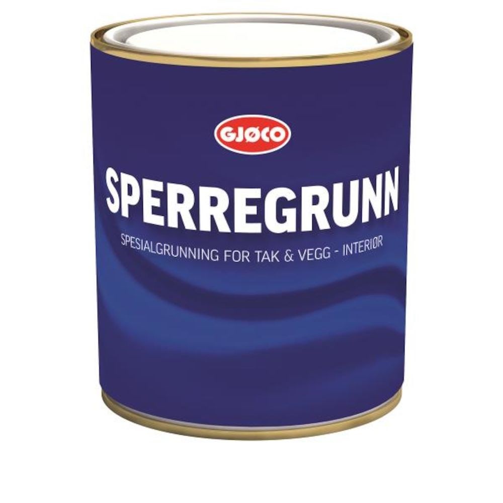 Sperregrunn Hvit 0.68L Gjøco