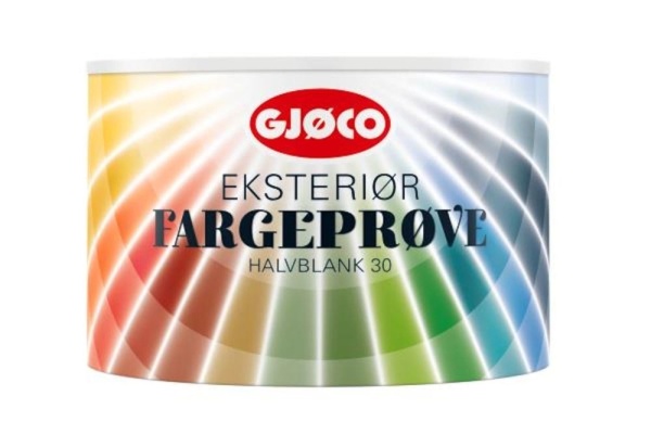 Fargeprøve Eksteriør Oksydrød 0.5L Gjøco