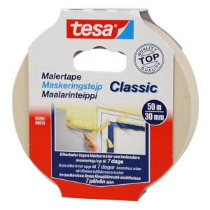 Maskeringstape PClassic 30mm x 50m Beige Tesa®