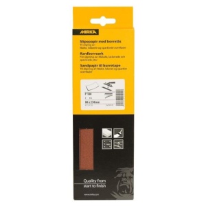 Slipepapir med borrelås 80x230mm K180 3-pack Mirka