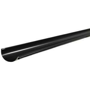 Takrenne stål 125mm 4m sort Isola