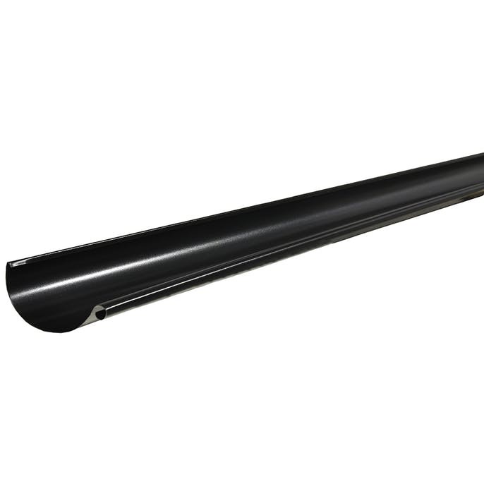 Takrenne stål 125mm 4m sort Isola